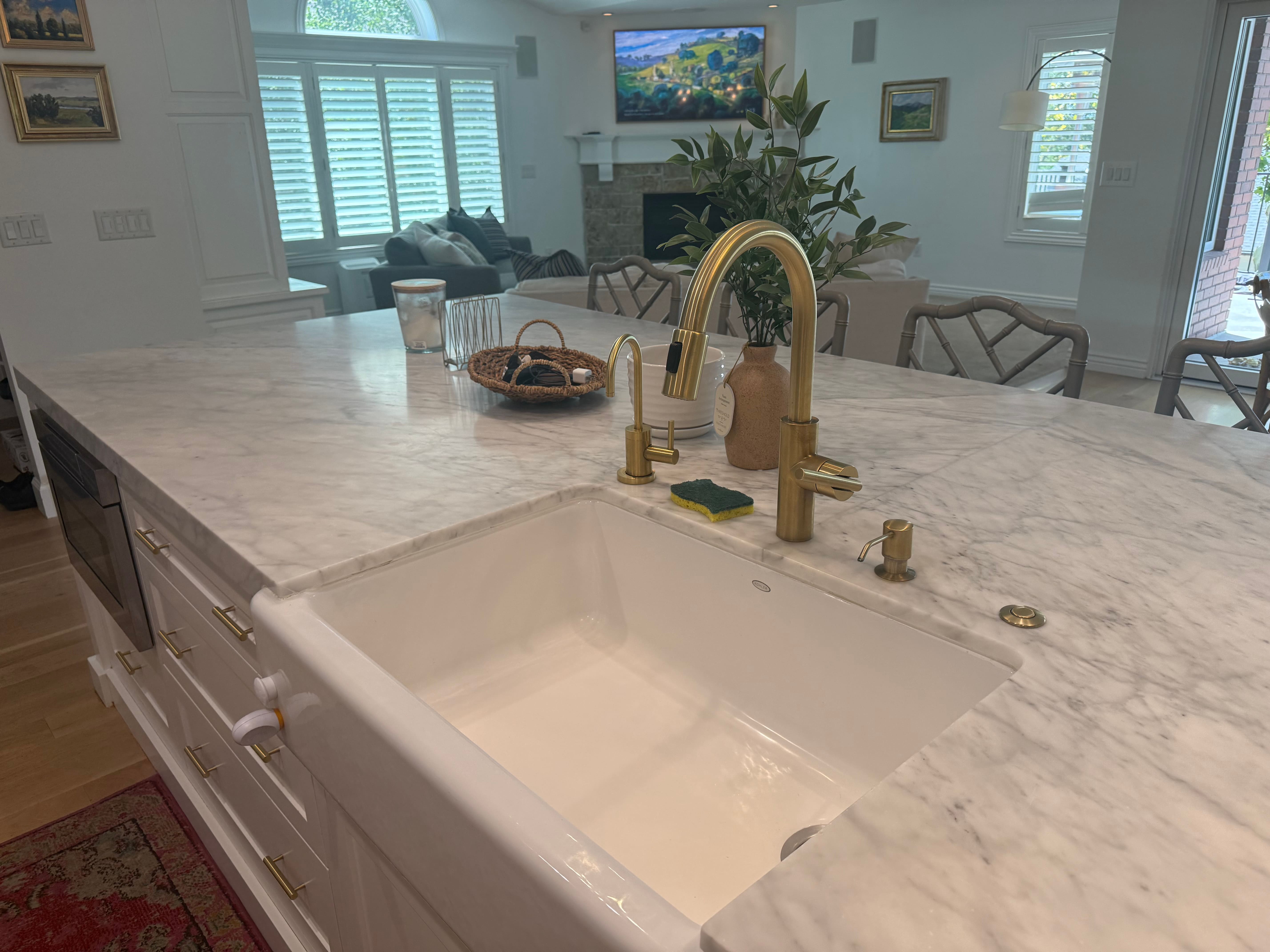 After — luxury kitchen clean