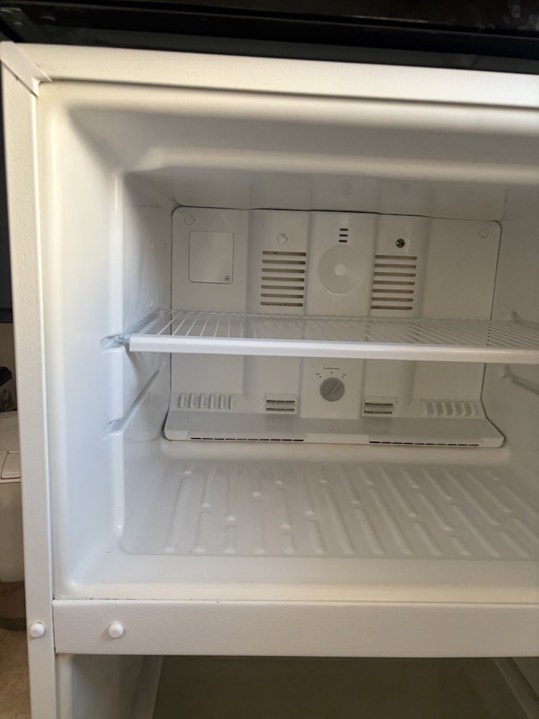 After — refrigerator deep clean