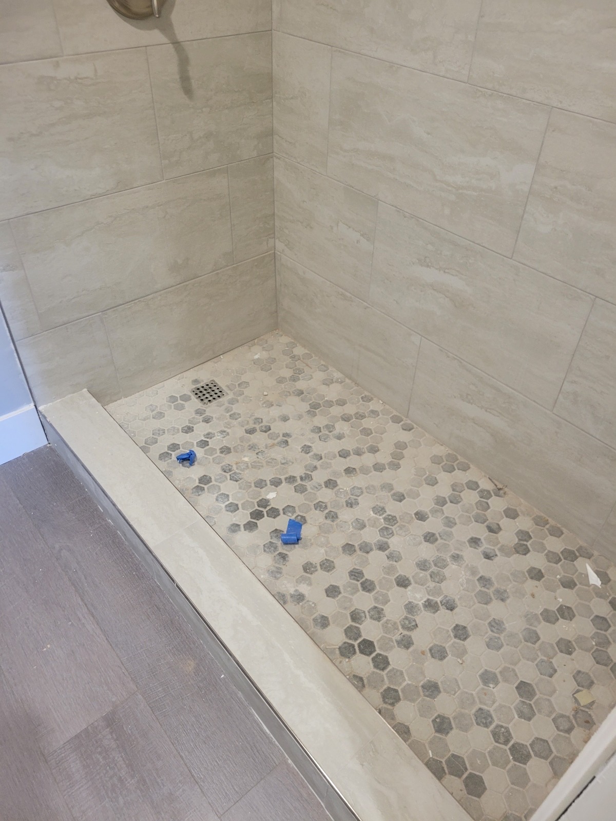 Before — post-construction clean