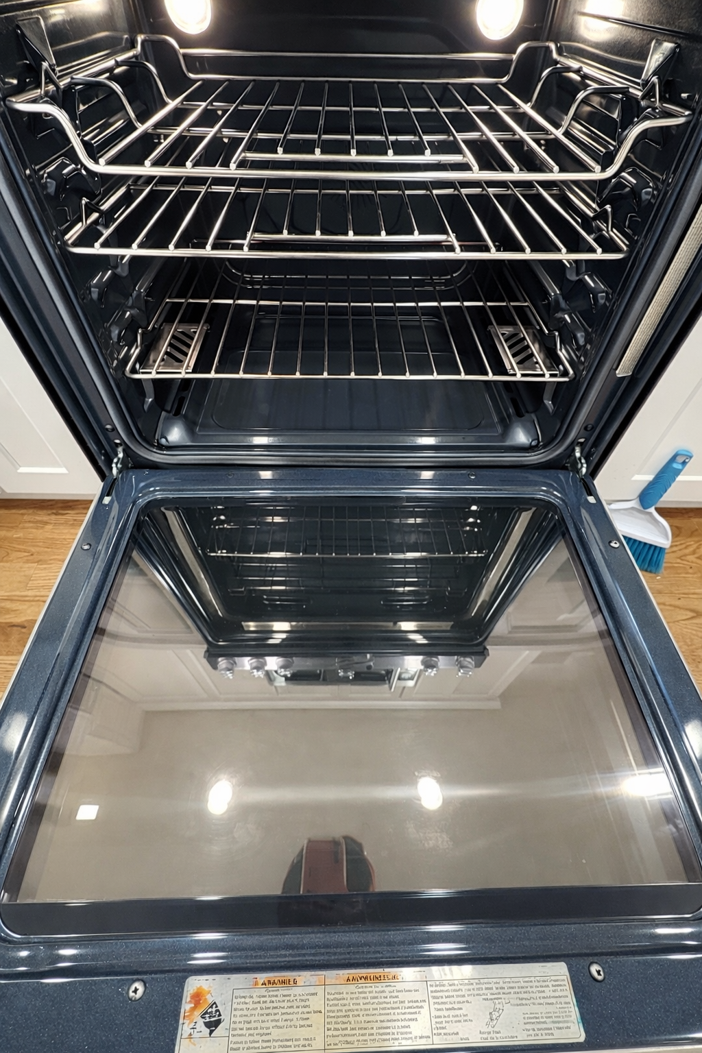 After — oven deep clean