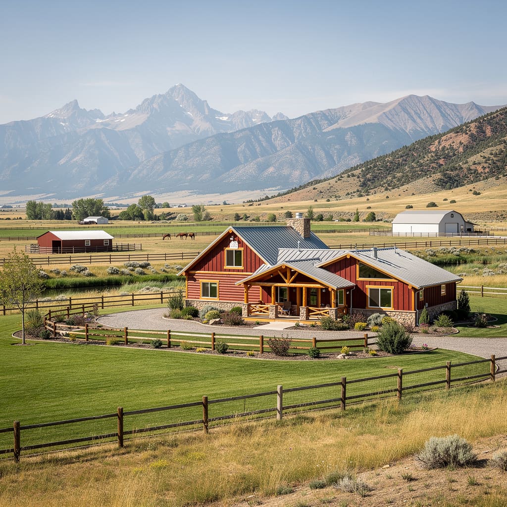 A Studio McGee-style luxury home exterior in Francis, UT — Salt and Slate Cleaning Company