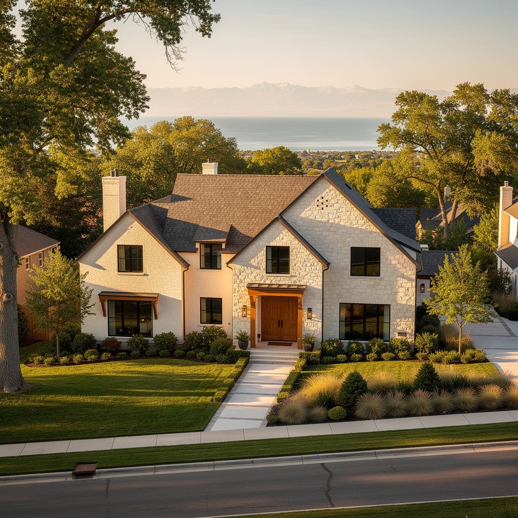 A representative aspirational luxury home in Davis County — Salt and Slate Cleaning Company