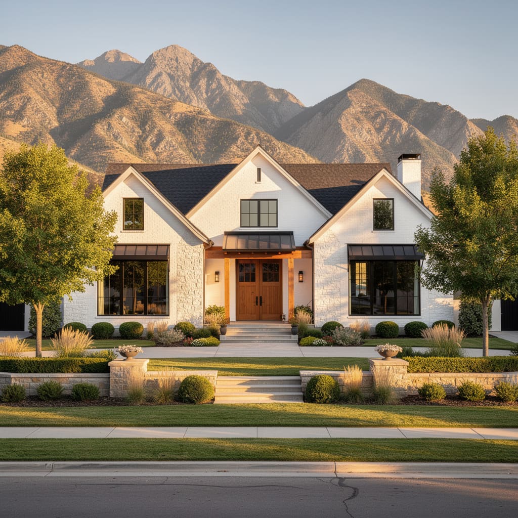 A representative aspirational luxury home in Salt Lake County — Salt and Slate Cleaning Company