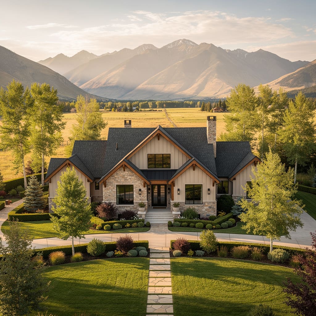 A representative aspirational luxury home in Wasatch County — Salt and Slate Cleaning Company