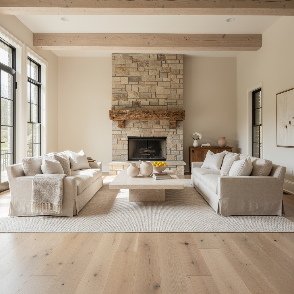 Premium Studio McGee-style great room with natural light, freshly cleaned by Salt & Slate