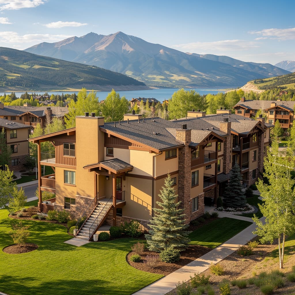 A Studio McGee-style luxury home exterior in the Prospector neighborhood of Park City, UT — premium home cleaning by Salt and Slate