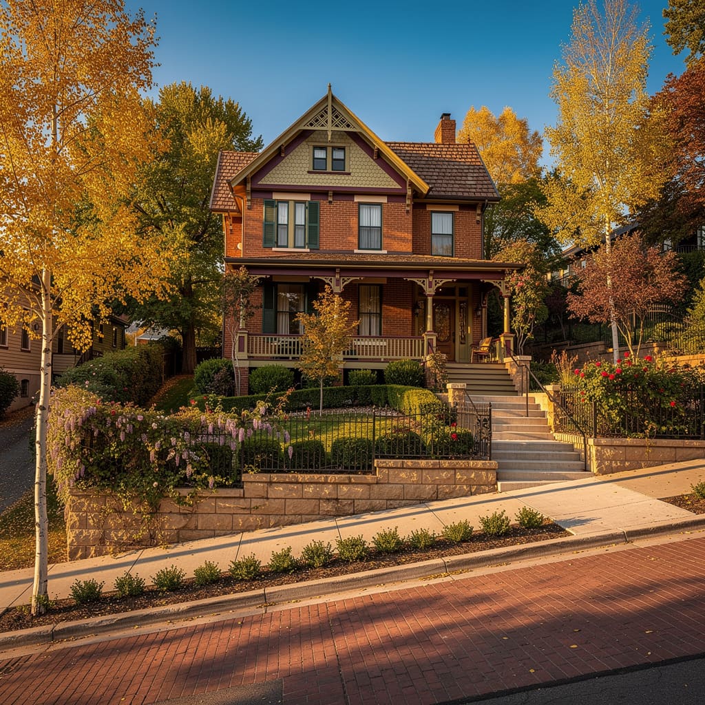 A Studio McGee-style luxury home exterior in the The Avenues neighborhood of Salt Lake City, UT — premium home cleaning by Salt and Slate